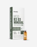 Dermedics Skincare Meso B3 D3 MINERAL (Pro) – ampoule close-up, mesotherapy ampoule concentrate, professional salon use
