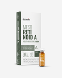 Dermedics Skincare Meso RETINOID A (Pro) – ampoule close-up, dermo cosmetics mesotherapy ampoule concentrate, professional salon use